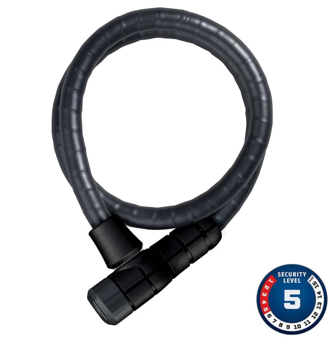 Abus, Microflex 6615K, Armored cable with key lock, 15mm x 85cm (15mm x 2.8')