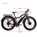 Fat bike électrique - FAT26 AWD 48V 600W + 15.6Ah - RAYL Bikes
