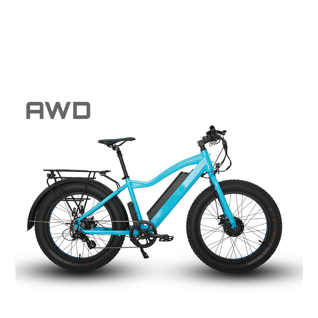 Fat Bike Électrique 2023 - FAT24 AWD 48V 600W + 15.6Ah