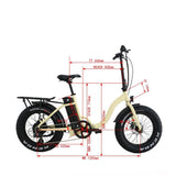 Vélo électrique - City-Fat20LS  - 48V500W - RAYL Bikes